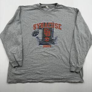 Syracuse University Orange NCAA Colosseum Men's Long Sleeve XXL Tee T-Shirt